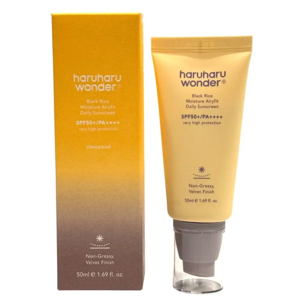 Haruharu Wonder Daily Sunscreen - Black Rice Moisture Airyfit 50ml (1.69fl.oz)